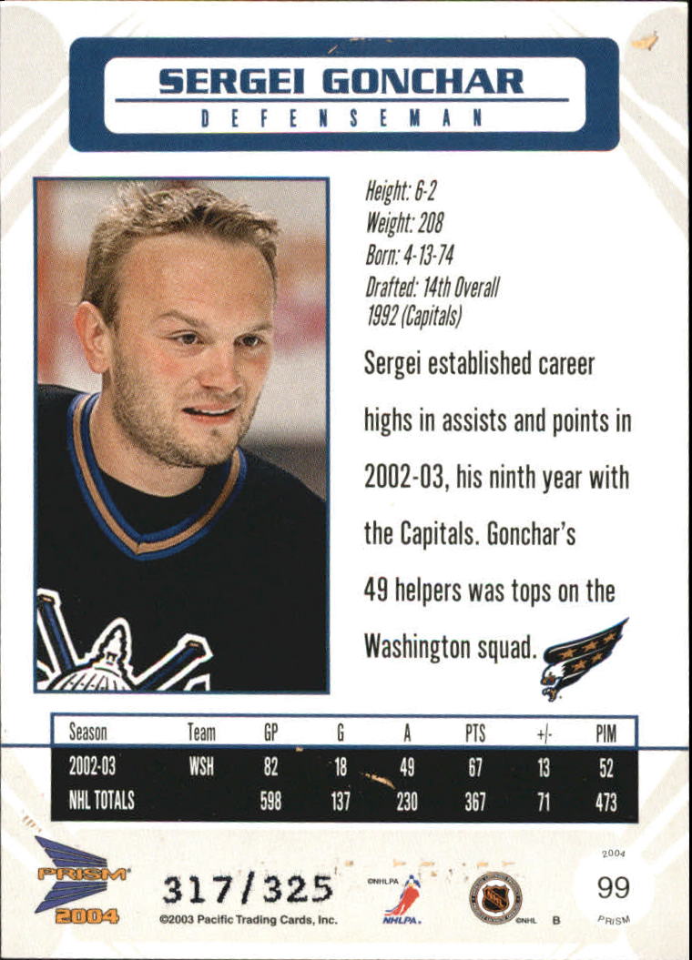 Sports Card Back