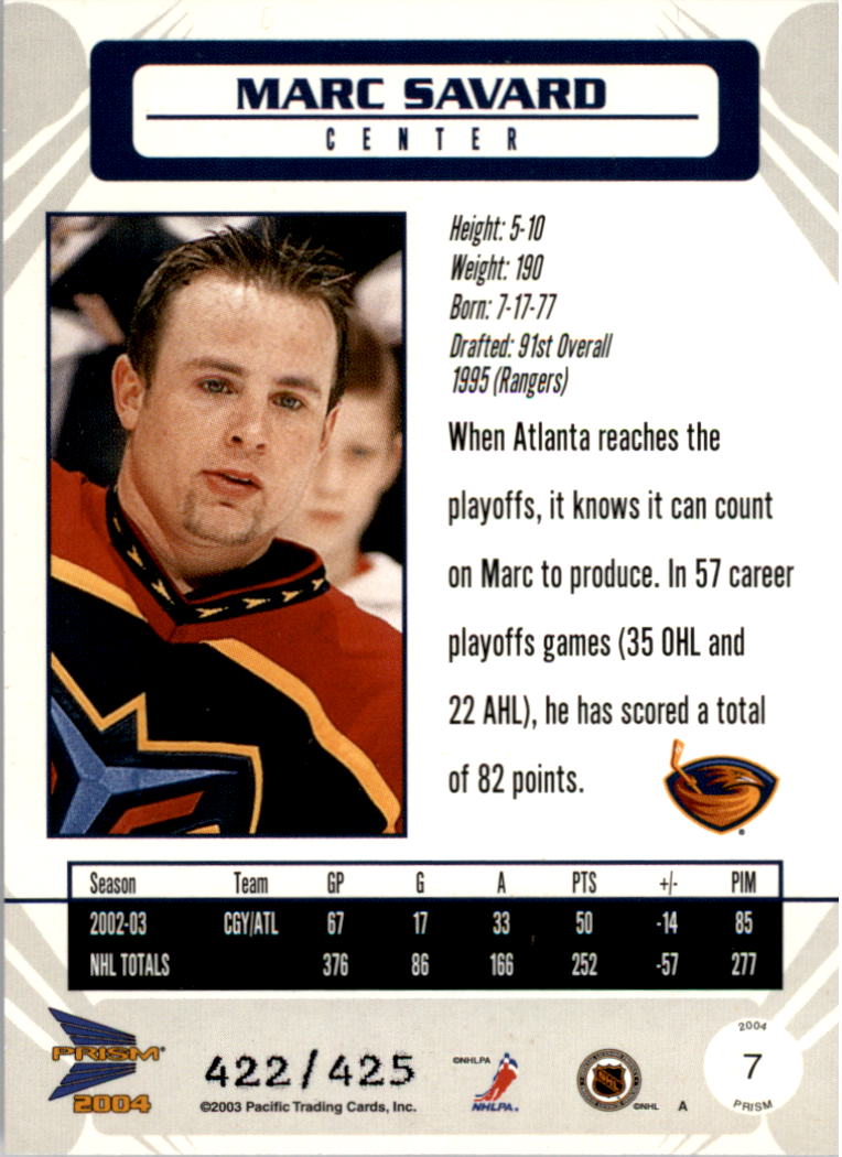 Sports Card Back