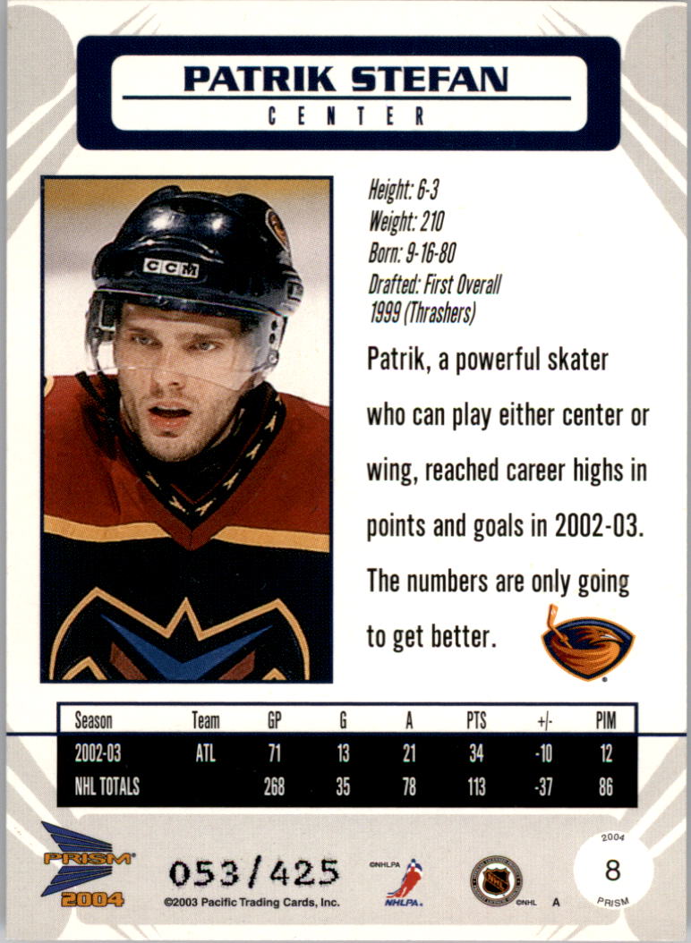 Sports Card Back