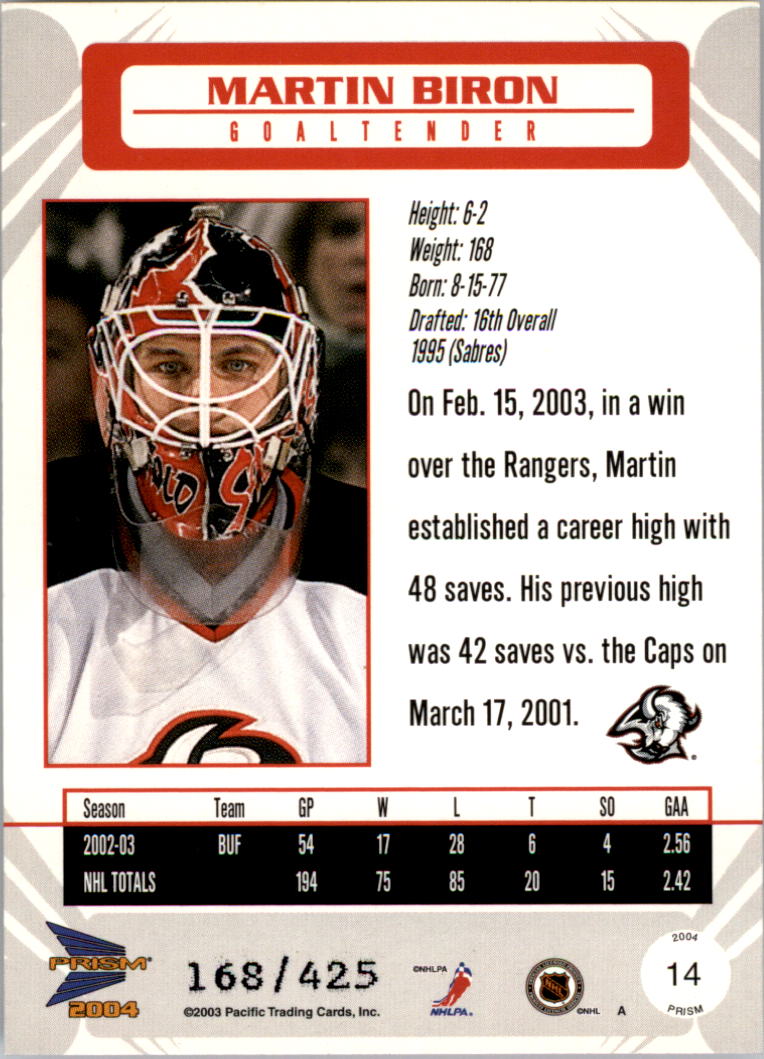 Sports Card Back