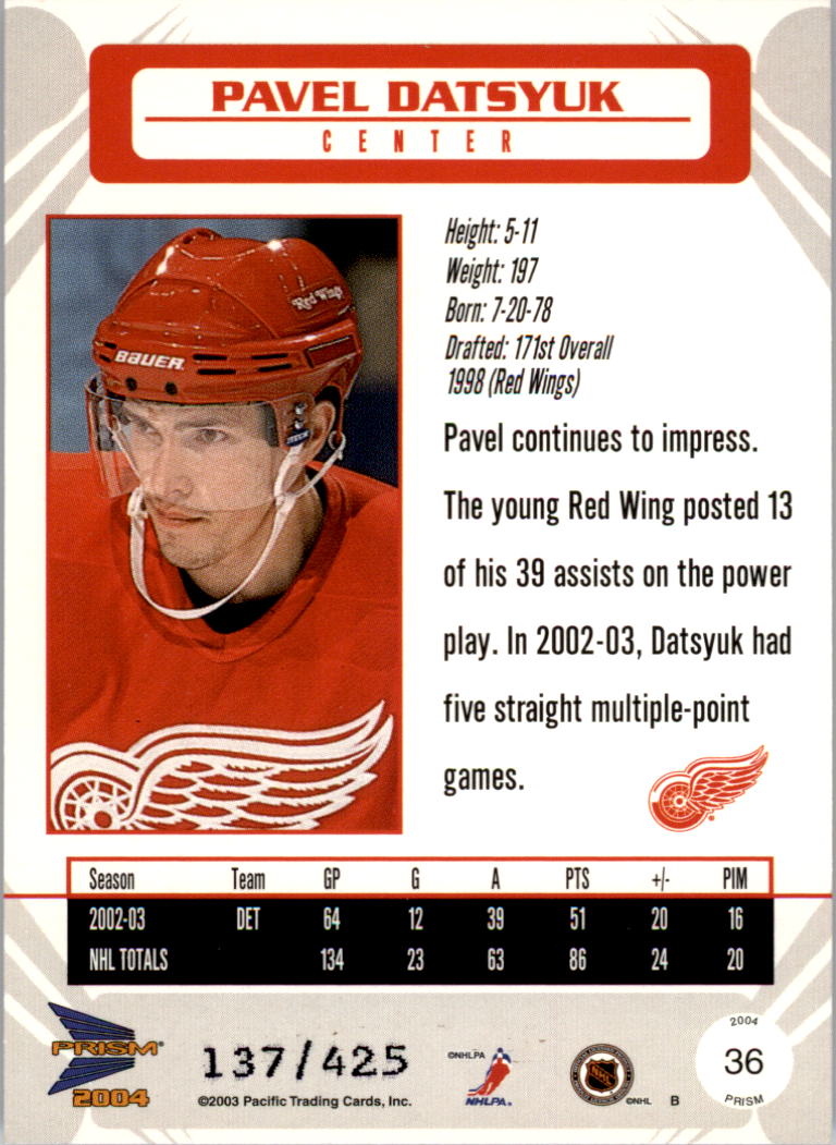 Sports Card Back