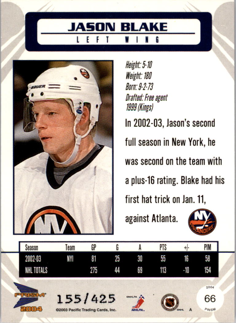 Sports Card Back