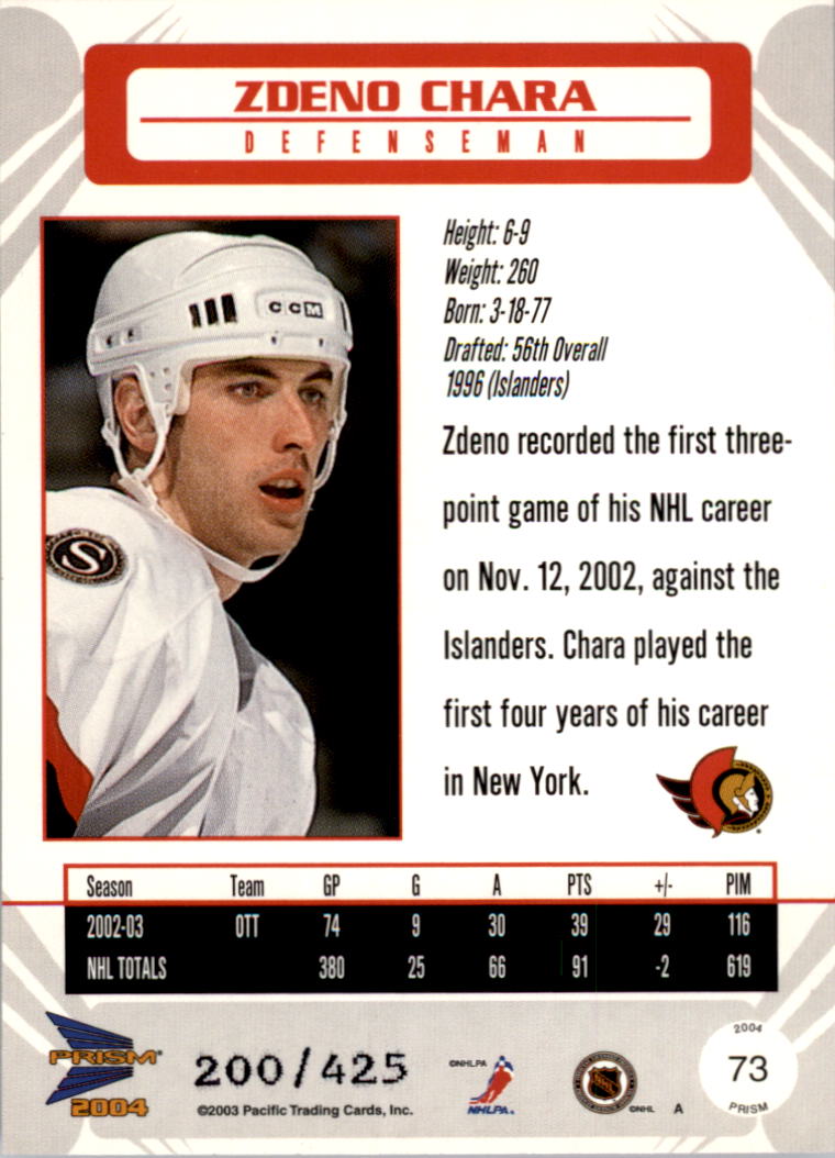 Sports Card Back