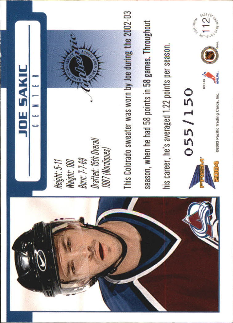 Sports Card Back