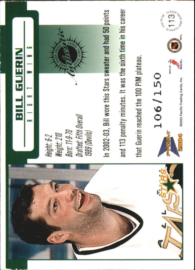 Sports Card Back