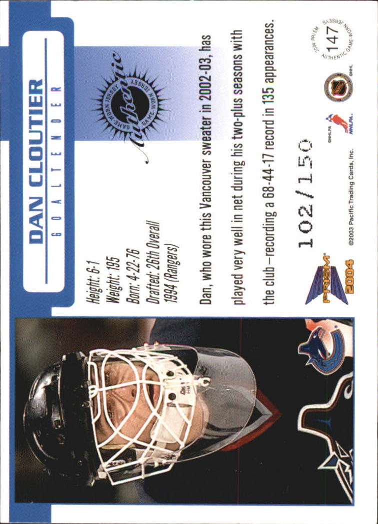 Sports Card Back