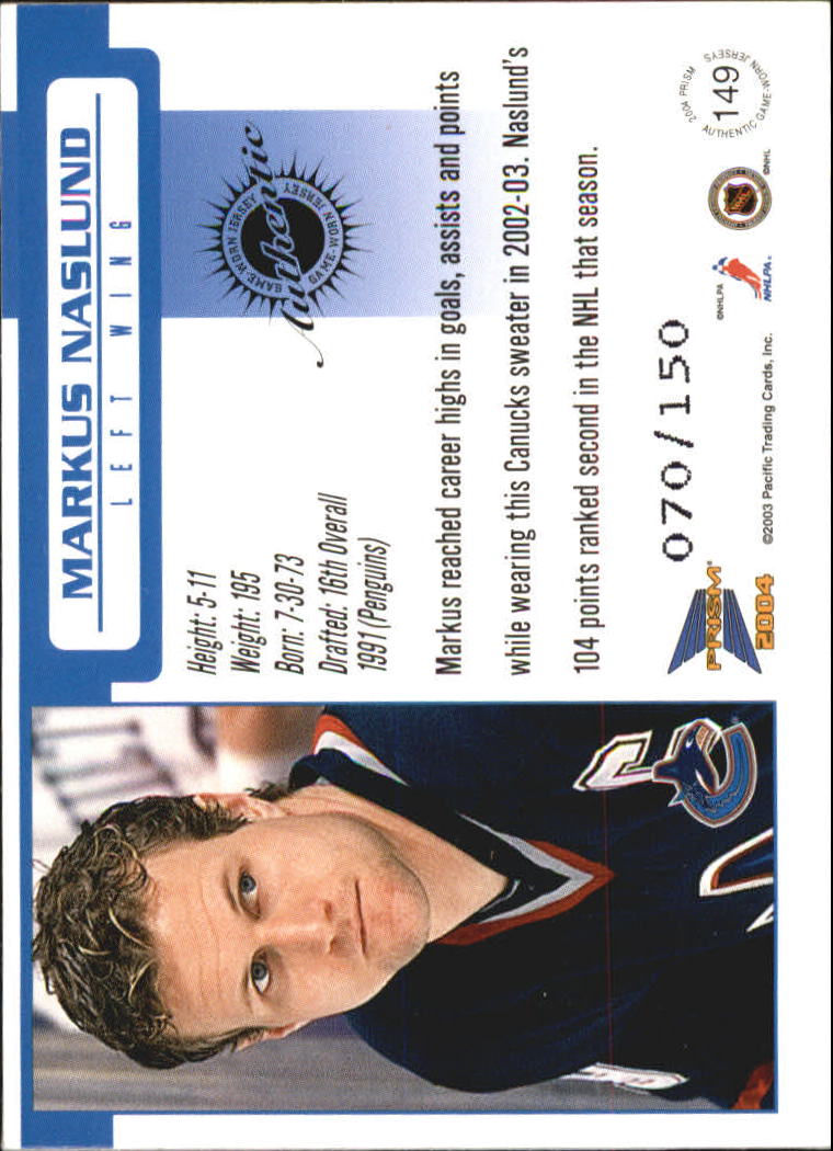 Sports Card Back