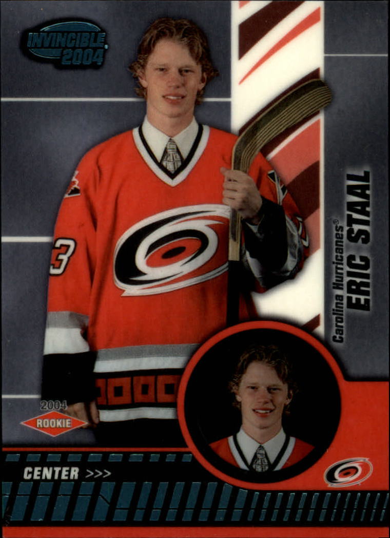 2003-04 Pacific Invincible Blue #105 Eric Staal