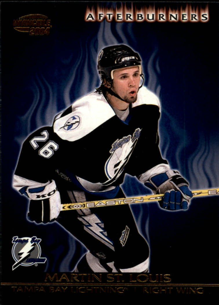 2003-04 Pacific Invincible Afterburners #9 Martin St. Louis