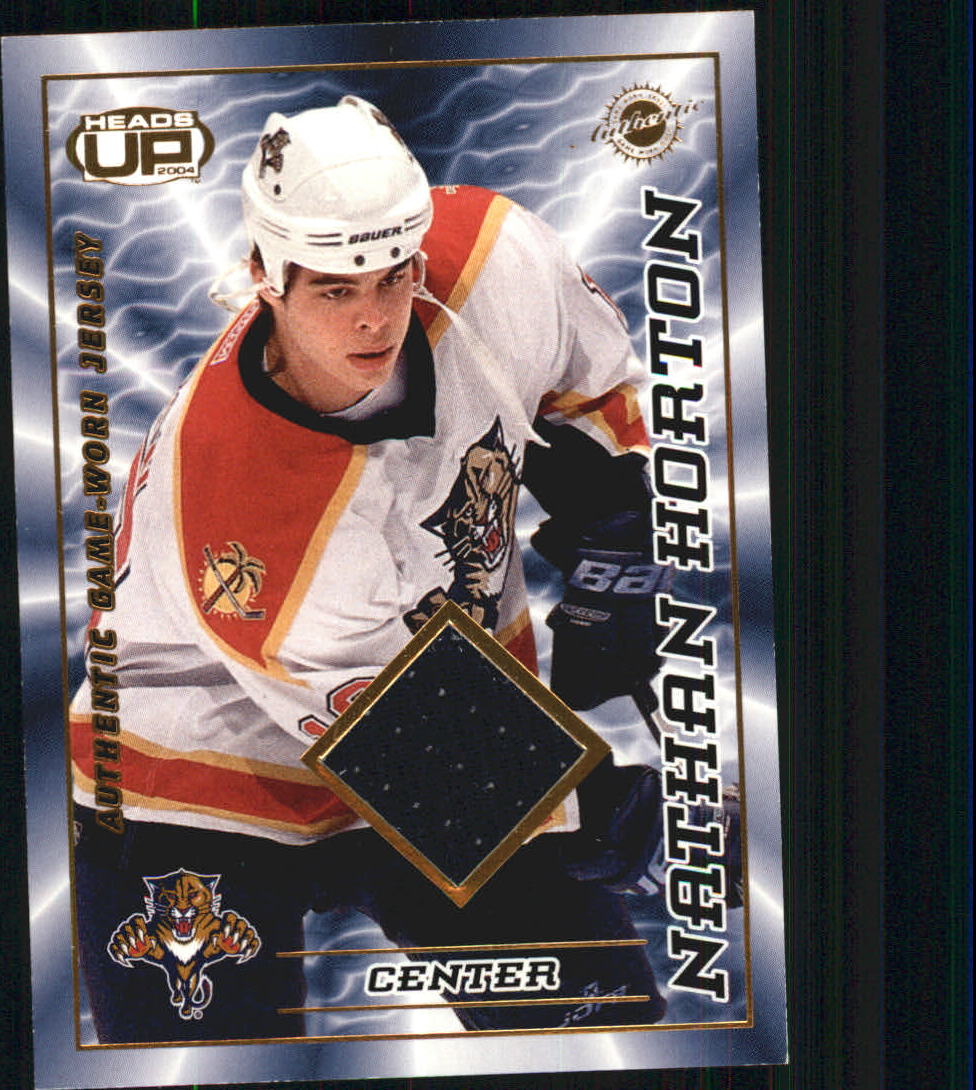 2003-04 Pacific Heads Up Jerseys #13 Nathan Horton