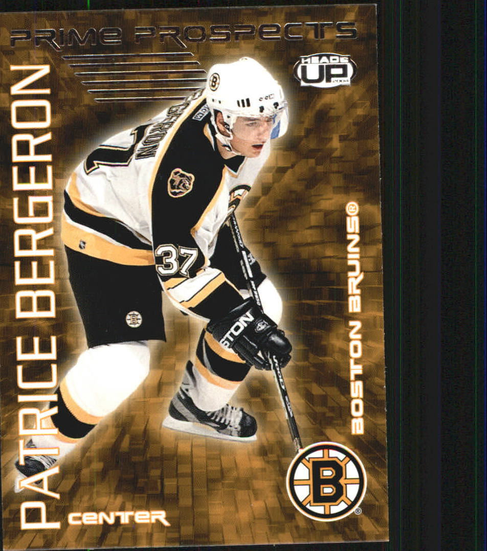 2003-04 Pacific Heads Up Prime Prospects #2 Patrice Bergeron