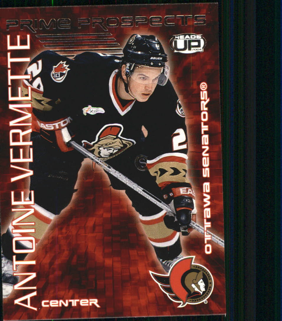 2003-04 Pacific Heads Up Prime Prospects #15 Antoine Vermette