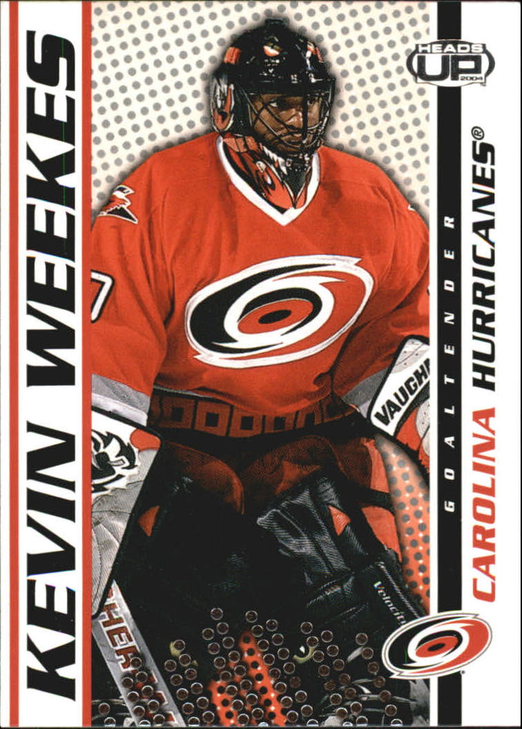 2003-04 Pacific Heads Up #19 Kevin Weekes