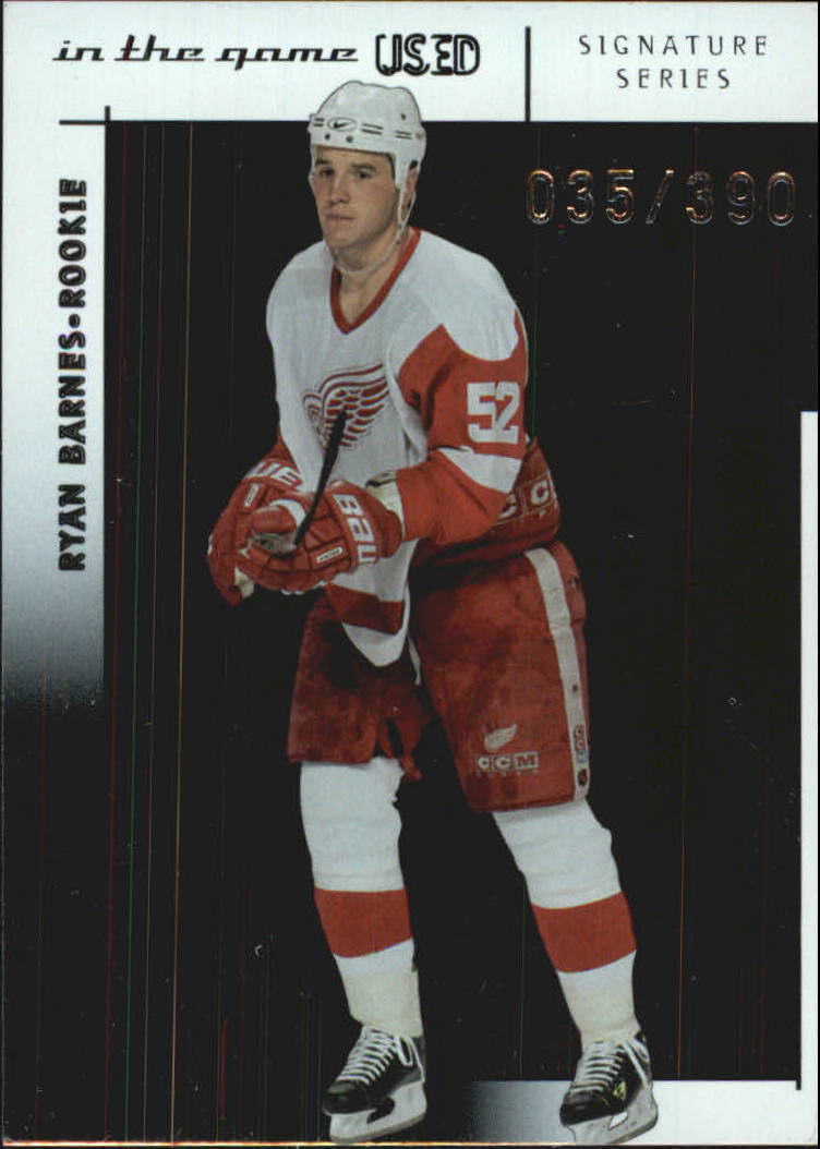 Buy Ryan Barnes Cards Online Ryan Barnes Hockey Price Guide