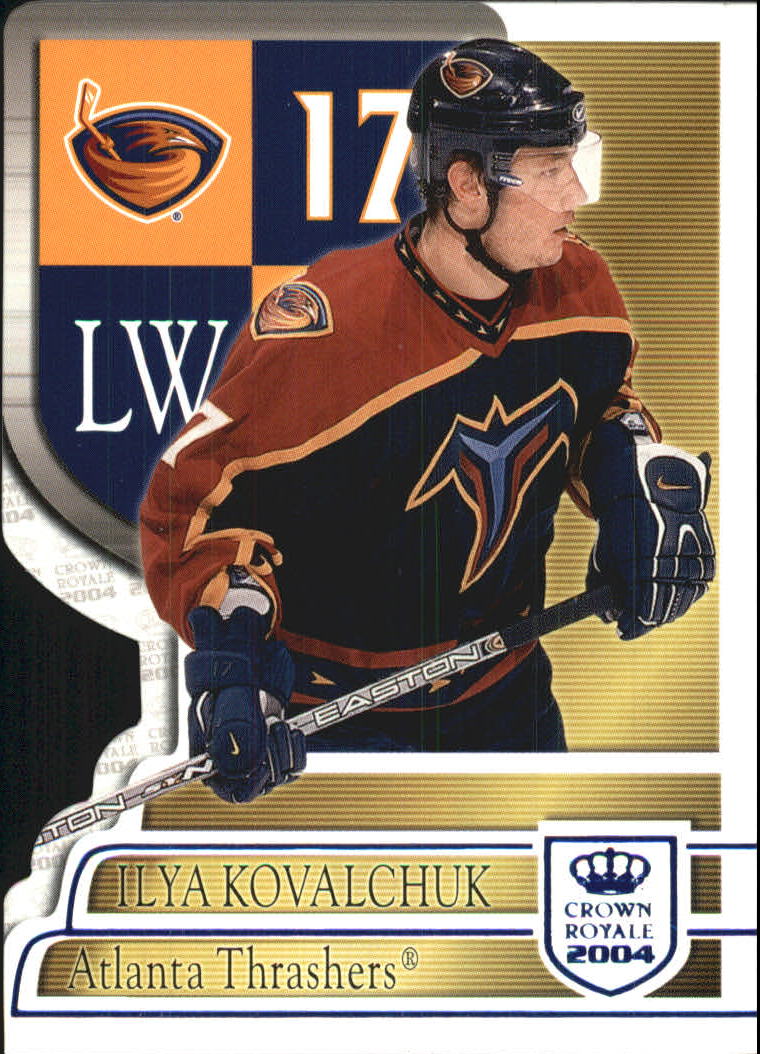 2003-04 Crown Royale Blue #4 Ilya Kovalchuk