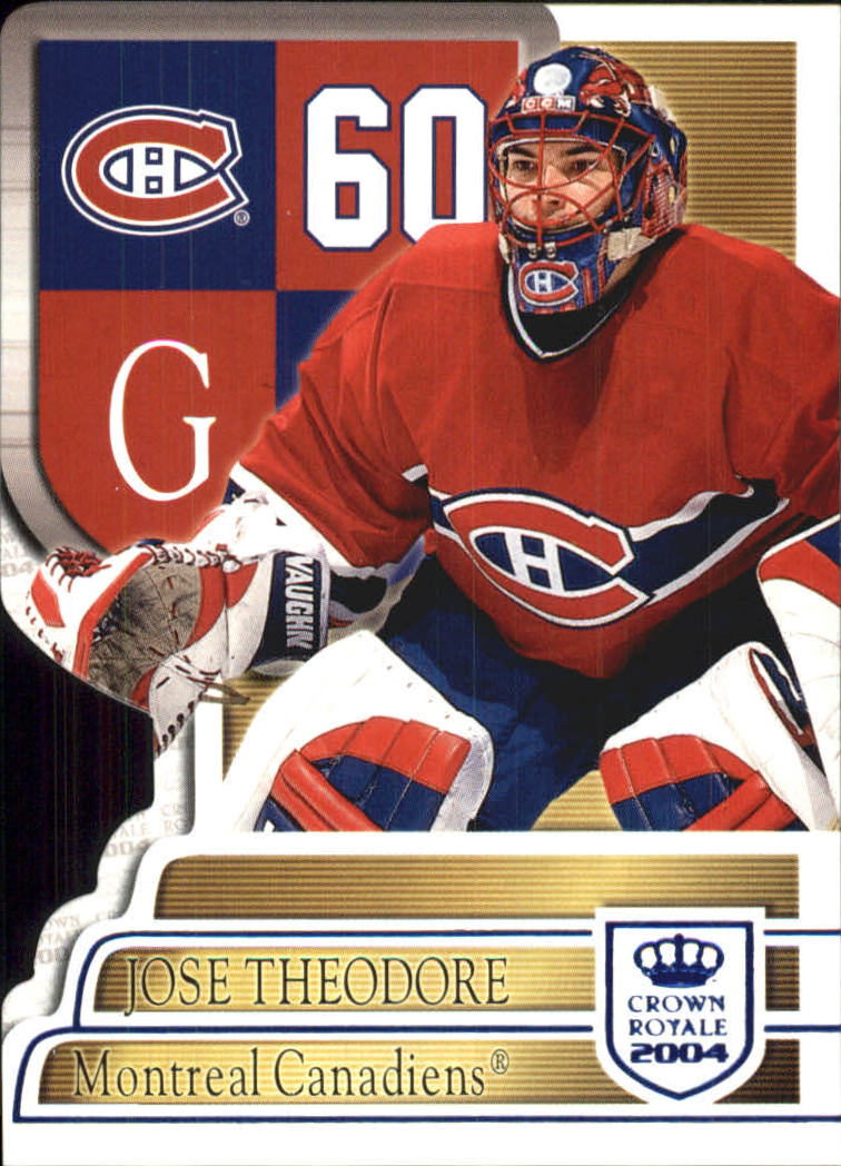 2003-04 Crown Royale Blue #56 Jose Theodore