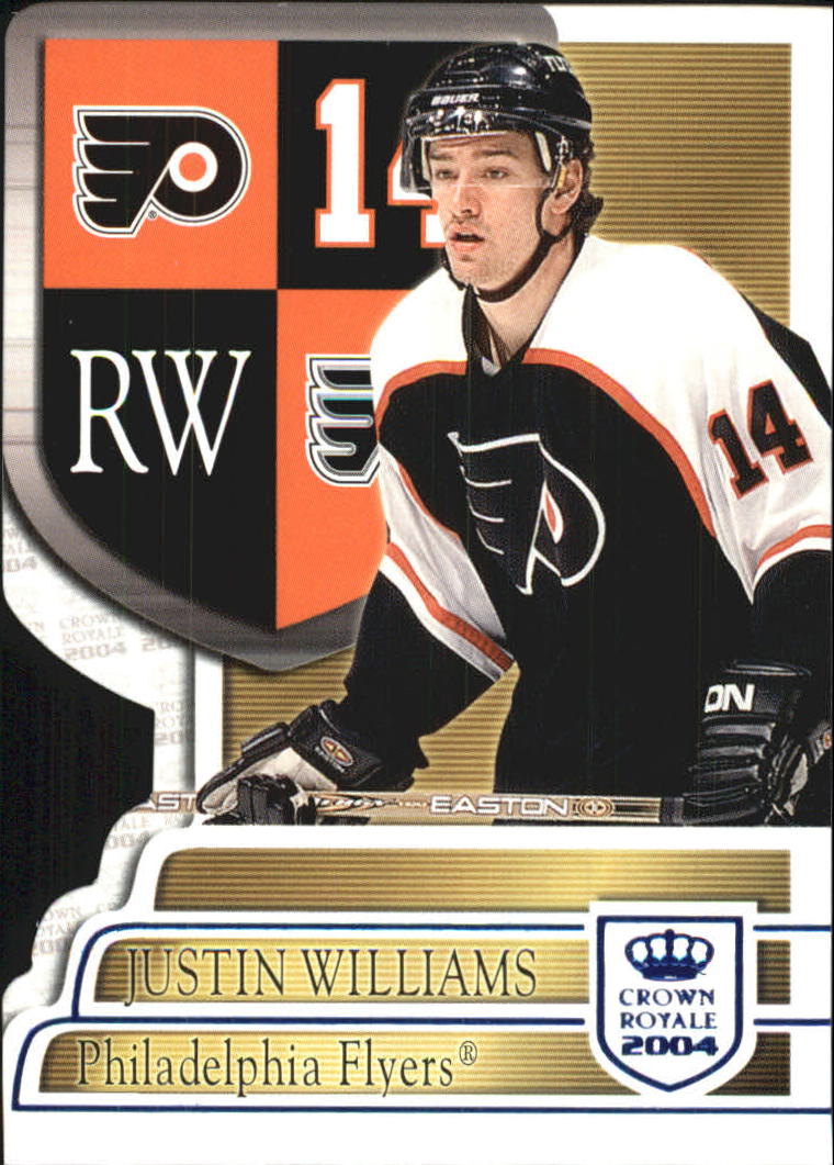2003-04 Crown Royale Blue #76 Justin Williams