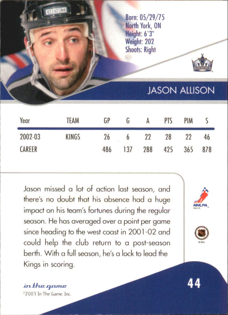 B1329- 2003-04 ITG Toronto Star Hockey Cards 1-100 -You Pick- 15+ FREE US SHIP - Bild 52 von 123