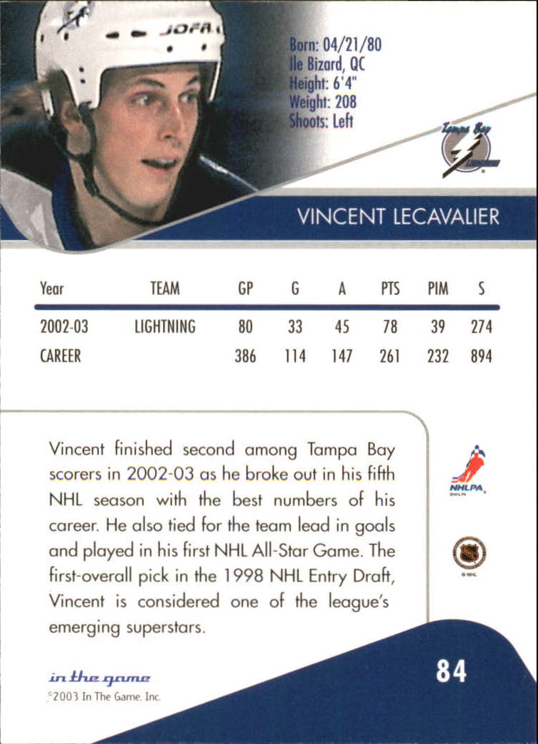 B1329- 2003-04 ITG Toronto Star Hockey Cards 1-100 -You Pick- 15+ FREE US SHIP - Bild 106 von 123