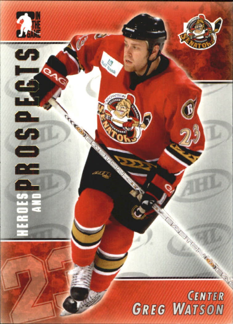 2004-05 ITG Heroes and Prospects #17 Greg Watson