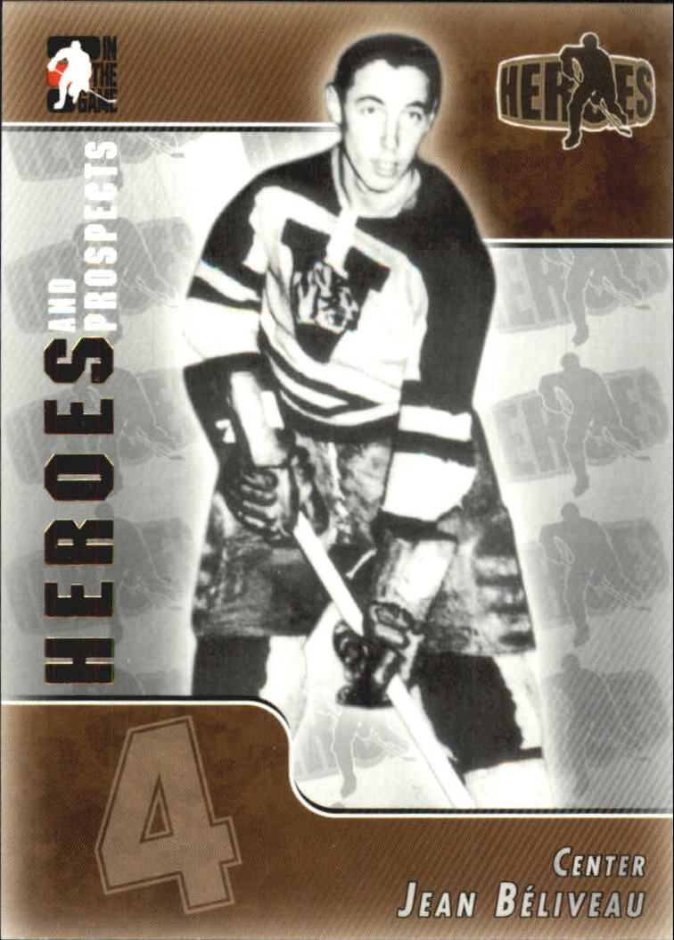 2004-05 ITG Heroes and Prospects #153 Jean Beliveau