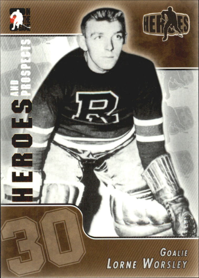 2004-05 ITG Heroes and Prospects #156 Gump Worsley