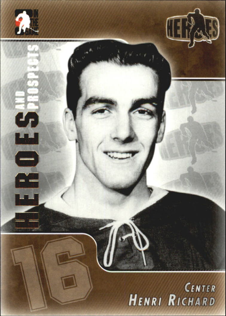 2004-05 ITG Heroes and Prospects #157 Henri Richard