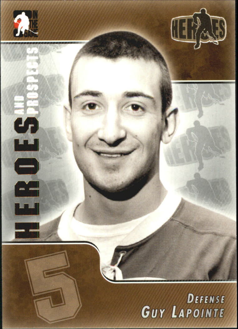 2004-05 ITG Heroes and Prospects #163 Guy Lapointe
