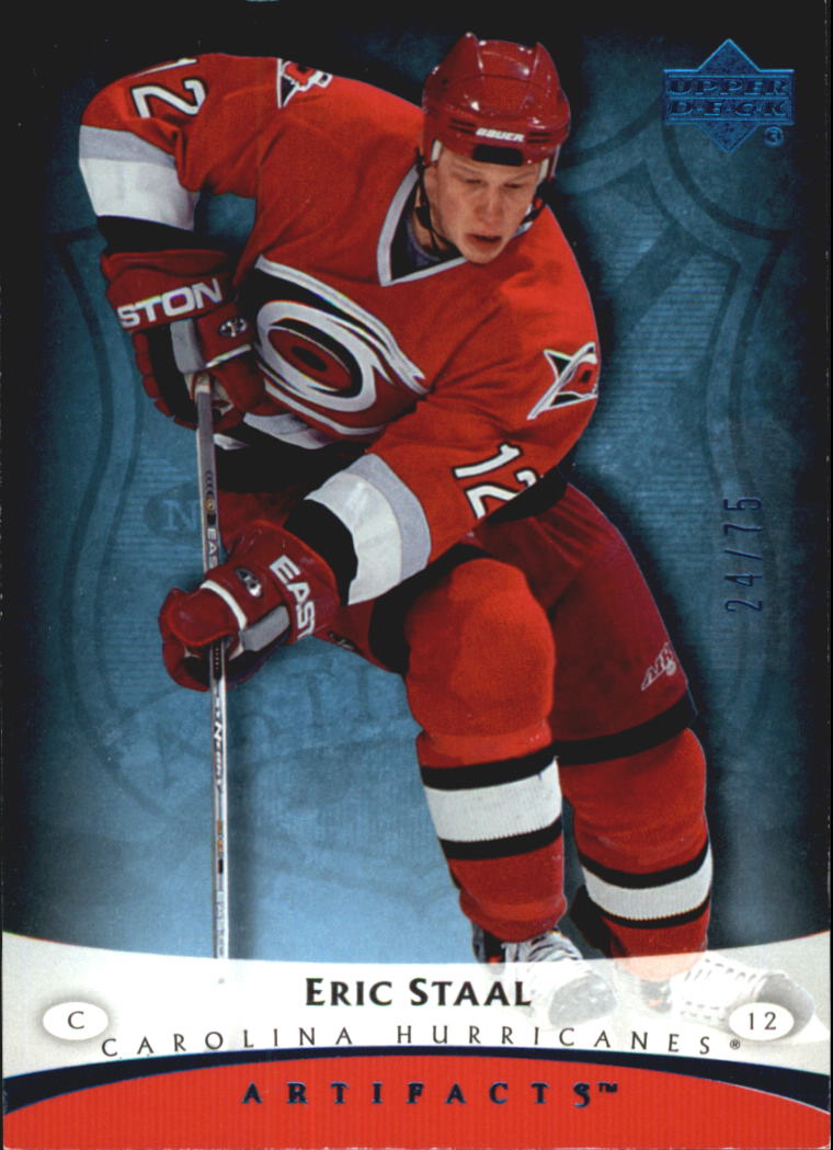 2005-06 Artifacts Blue #18 Eric Staal