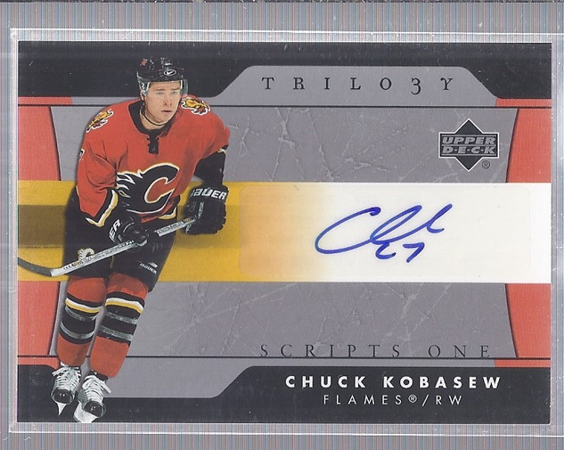 2005-06 Upper Deck Trilogy Scripts #SFSCK Chuck Kobasew