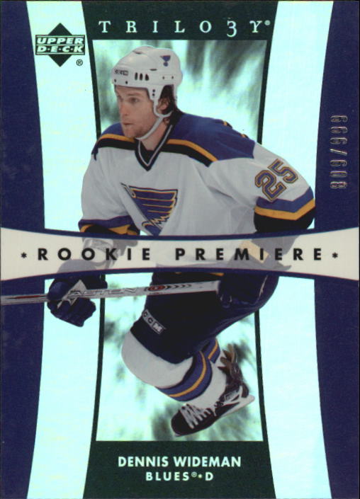 2005-06 Upper Deck Trilogy #300 Dennis Wideman RC