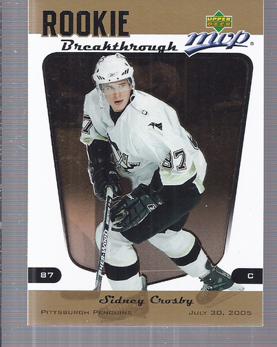 2005-06 Upper Deck MVP Rookie Breakthrough #RB1 Sidney Crosby