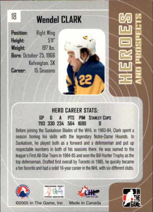 B2727- 2005-06 ITG Heroes and Prospects Hk 1-430+ -You Pick- 15+ FREE US SHIP