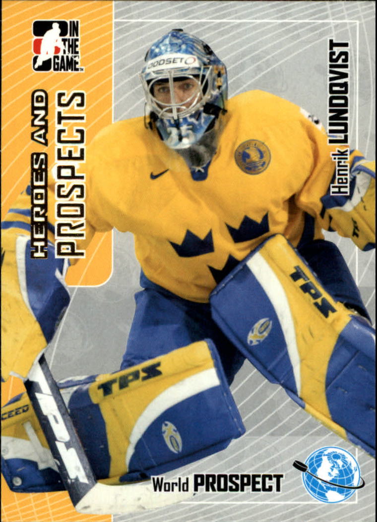 2005-06 ITG Heroes and Prospects #277 Henrik Lundqvist