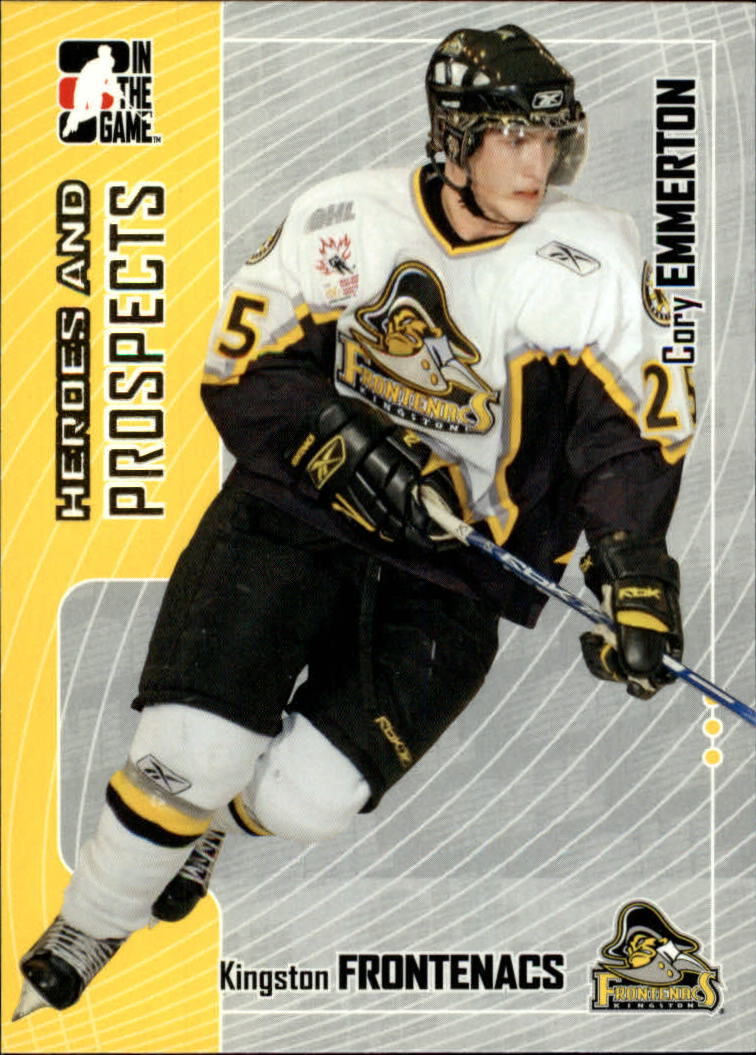 2005-06 ITG Heroes and Prospects #292 Cory Emmerton