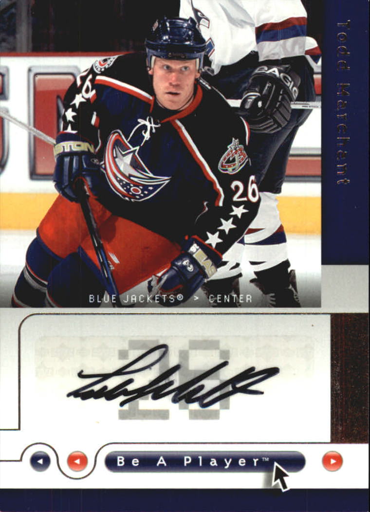 2005-06 Be A Player Signatures #TM Todd Marchant