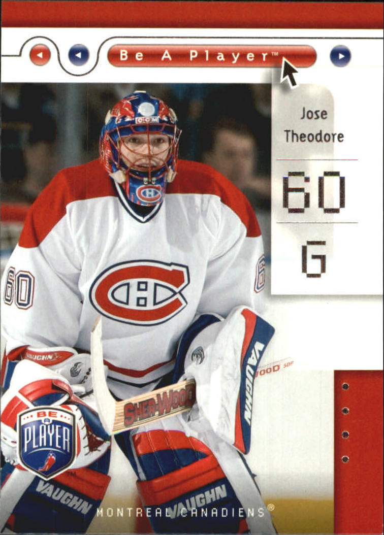 2005-06 Be A Player #47 Jose Theodore