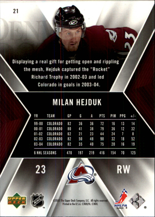 A8443- 2005-06 SPx Hockey Card #s 1-90 -You Pick- 15+ FREE US SHIP - Picture 43 of 181