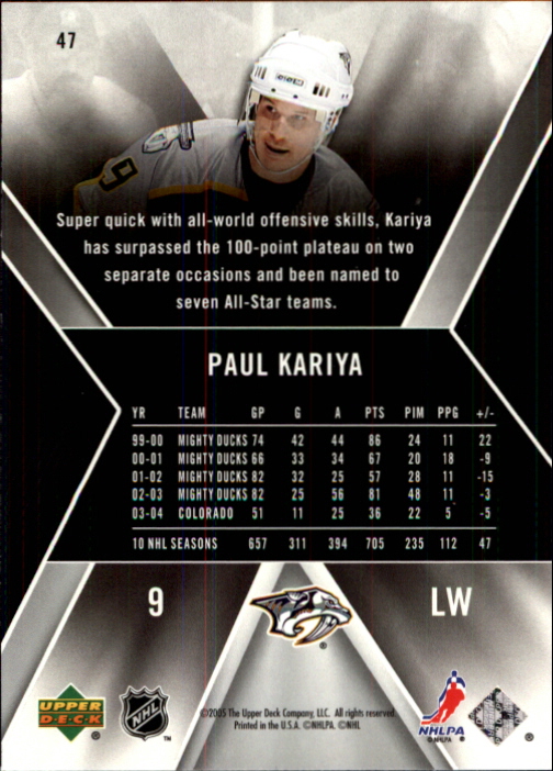 A8443- 2005-06 SPx Hockey Card #s 1-90 -You Pick- 15+ FREE US SHIP - Picture 95 of 181