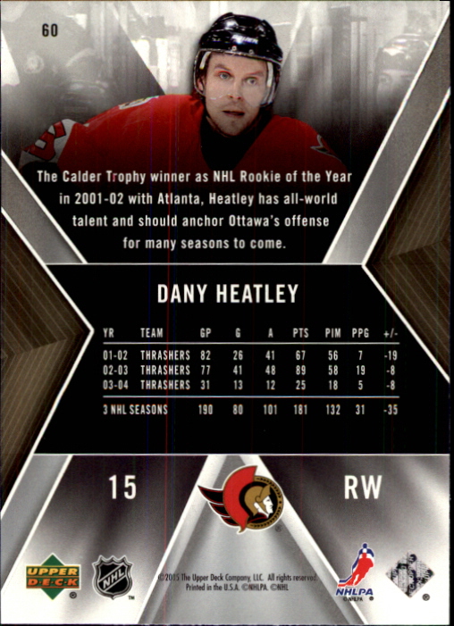 A8443- 2005-06 SPx Hockey Card #s 1-90 -You Pick- 15+ FREE US SHIP - Picture 121 of 181