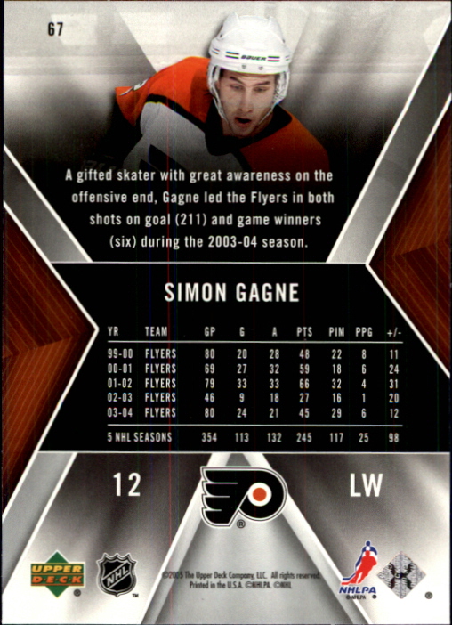 A8443- 2005-06 SPx Hockey Card #s 1-90 -You Pick- 15+ FREE US SHIP - Picture 135 of 181