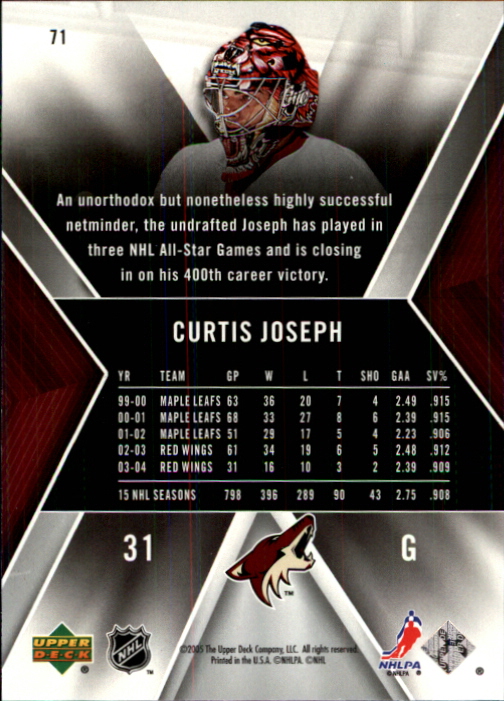 A8443- 2005-06 SPx Hockey Card #s 1-90 -You Pick- 15+ FREE US SHIP - Picture 143 of 181
