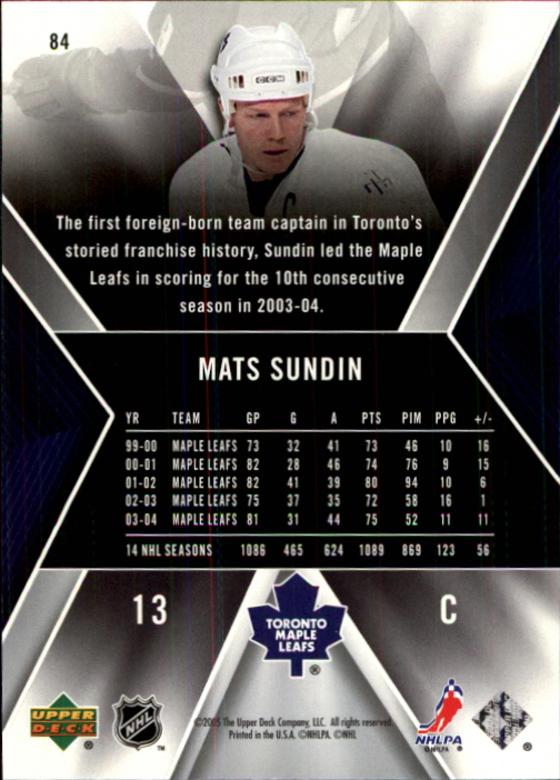 A8443- 2005-06 SPx Hockey Card #s 1-90 -You Pick- 15+ FREE US SHIP - Picture 169 of 181
