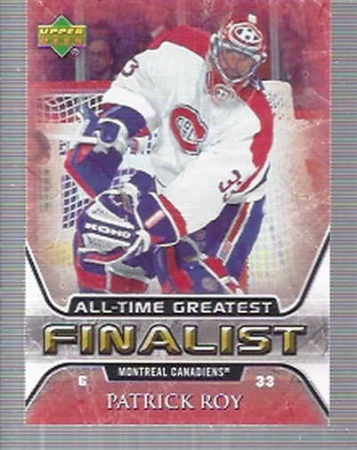 2005-06 Upper Deck All-Time Greatest #31 Patrick Roy