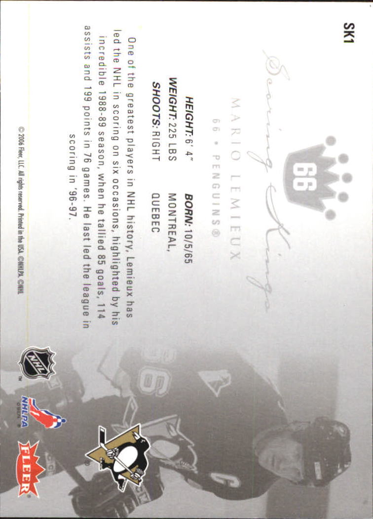 2005-06 Ultra Scoring Kings Hockey Card Pick (Inserts) - Picture 3 of 79