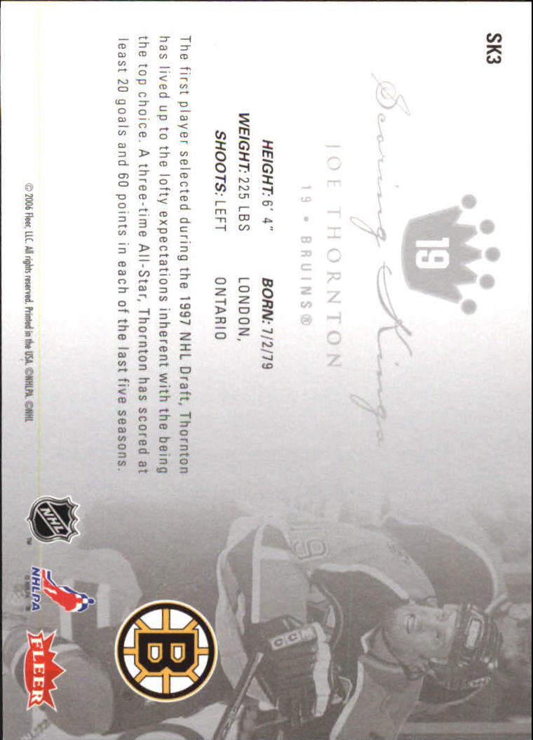 2005-06 Ultra Scoring Kings Hockey Card Pick (Inserts) - Picture 6 of 79