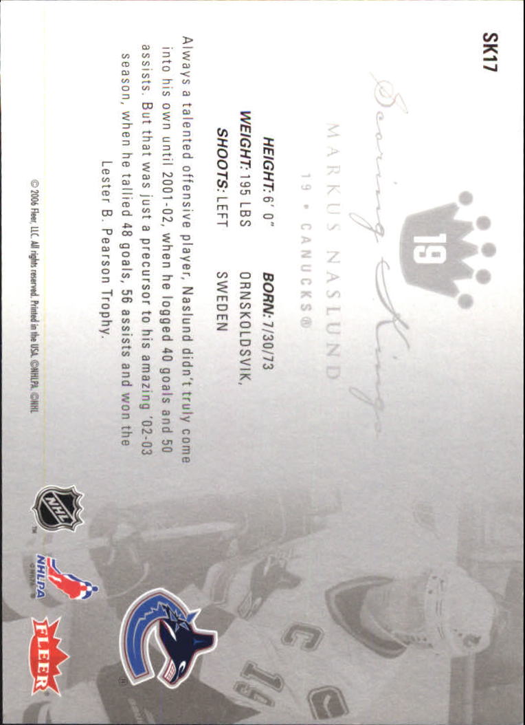 2005-06 Ultra Scoring Kings Hockey Card Pick (Inserts) - Picture 34 of 79