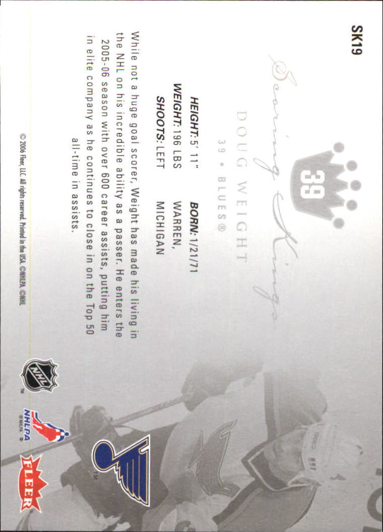 2005-06 Ultra Scoring Kings Hockey Card Pick (Inserts) - Picture 38 of 79