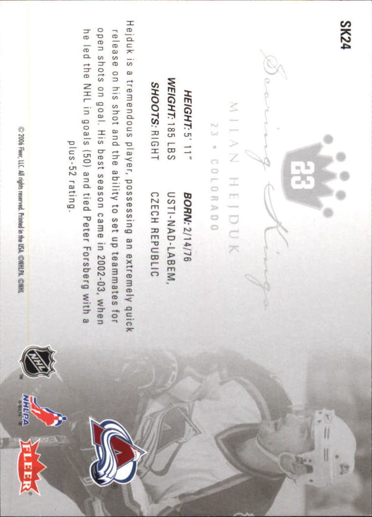 2005-06 Ultra Scoring Kings Hockey Card Pick (Inserts) - Picture 48 of 79