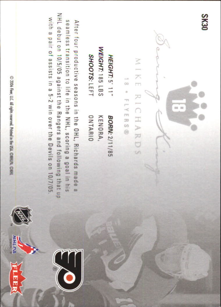2005-06 Ultra Scoring Kings Hockey Card Pick (Inserts) - Picture 59 of 79